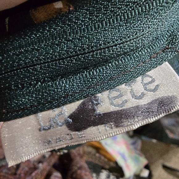 VTG 90s La Fete Floral Maxi Skirt Blue Brown Ditsy Print Cottagecore Whimsigoth - Picture 4 of 5